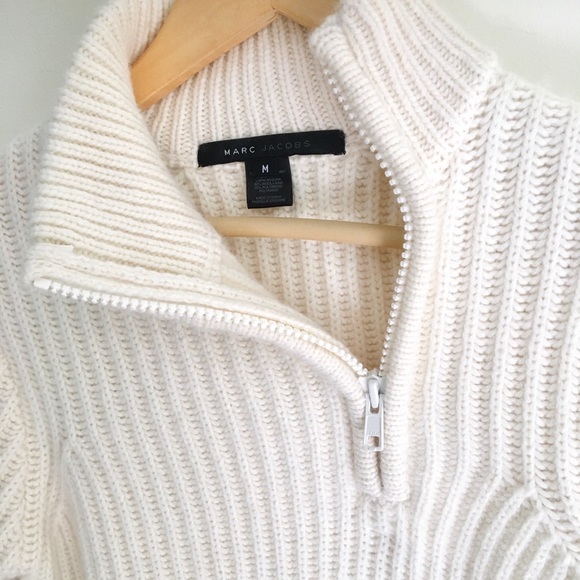 Marc Jacobs cream thick knit sweater - Picture 2 of 16